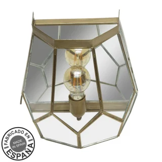 Aplique Lente Cuero 25x26x16 cm | Abrila | 221161014