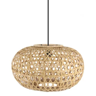 Colgante Bambú Ponte Negro/Natural 50x50cm | Abrila | 222895086