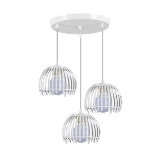 Plafon Latina Blanco 3xE27 | Abrila | 224583001