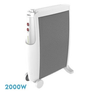 Radiador de Mica Imperial 2000W Blanco/Plata | Abrila | 226722074