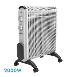 Radiador de Mica Condor 2000W Blanco/Gris | Abrila | 226822028