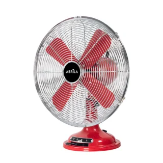 Ventilador Sobremesa Capitolio Rojo/Cromo | Abrila | 238771007