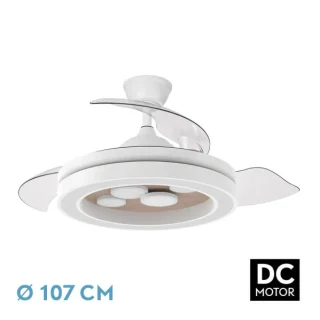 Ventilador Techo Cupido 55W Blanco/Haya | Abrila | 242691368