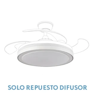 Difusor Repuesto Ventilador Esparta 110D Blanco | Abrila | 99.DIF-ESPARTA-GRA