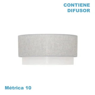 Pantalla Colgante Kenya M10 Gris/Blanco 50cm | Fabrilamp | 99.PA-111095028