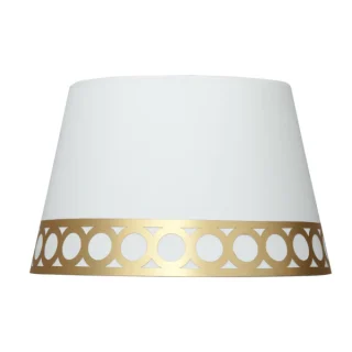 Pantalla Sobremesa Dalia Blanca/Oro | Fabrilamp | 99.PA-114871029