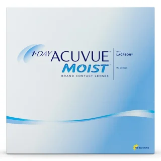 Acuvue 1 Day Moist  Lentillas Esféricas Diarias , 90 unidades - +2.75, 8.5, 14.2