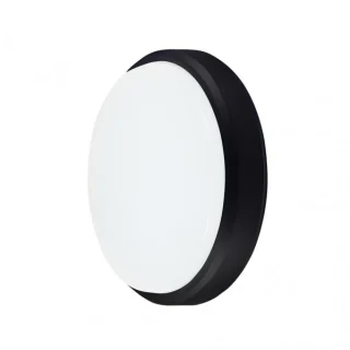 Aplique Exterior Yucatán Redondo Negro 12W: Iluminación IP65