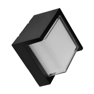 Aplique Exterior Negro 12W: Iluminación Moderna IP65 | luzguru.com