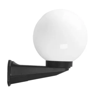 Aplique Exterior Abanto Negro: Iluminación moderna y resistente para exteriores