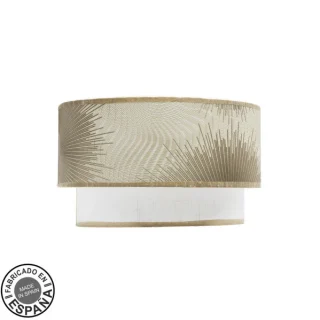 Aplique Nepal Blanco/Oro: Iluminación elegante y moderna | luzguru.com