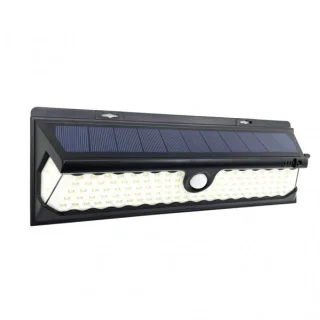 Aplique Solar Kira Negro 1100Lm: Iluminación Exterior Inteligente