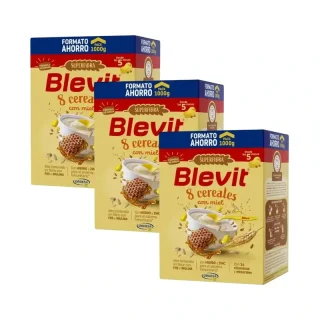 Blevit Alimentación Infantil Superfibra 8 Cereales Y Miel, 3X1000 Grs