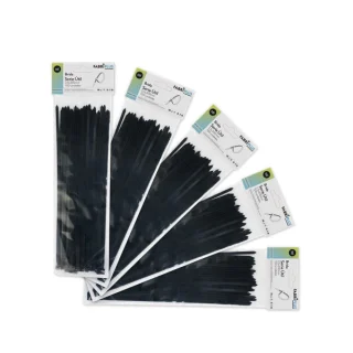 Bridas Negras 2,5x200mm (100 unidades): Resistentes y Duraderas | Fabrilamp