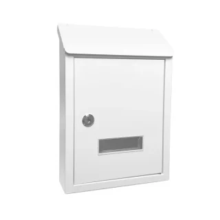 Buzón Milena Blanco: Acero Galvanizado, Resistente y Elegante