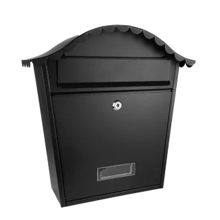 Buzón Tilda Negro: Acero Galvanizado, Resistente y Elegante