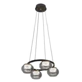Colgante LED Regulable Pompeya | Fabrilamp / Abrila | 4 Luces 28W | Ref: 234394009 | LUZGURU