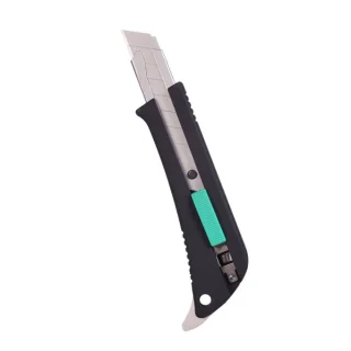 Cúter PRECISO 18mm Negro: Seguridad y Precisión - Fabrilamp