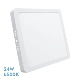 Downlight Cuadrado Selenita 24W 6500K: Iluminación Blanca Brillante