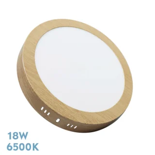 Downlight Superficie Thulita 18W 6500K: Iluminación Blanca Fría Intensa