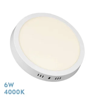 Downlight Superficie Thulita 6W 4000K: Iluminación Blanca Natural