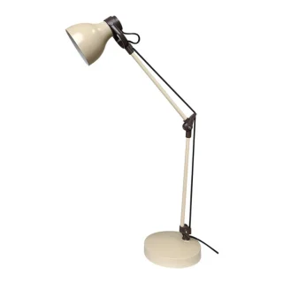 Flexo Carpo Beige/Marrón E14: Iluminación Orientable y Moderna