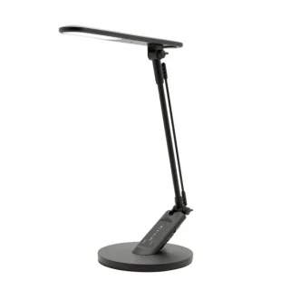 Flexo LED Clase 7W Negro: Luz regulable y USB - Fabrilamp
