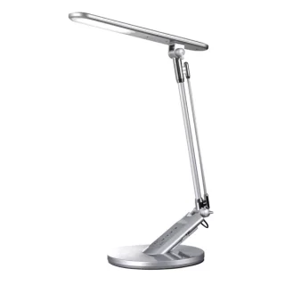 Flexo LED Clase 7W Plata: Luz regulable y USB | luzguru.com