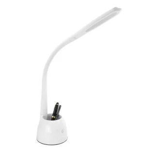 Flexo Cobain Blanco 8W: Luz LED regulable y flexible para tu escritorio