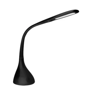 Flexo Rilke Negro 8W: Luz LED regulable y flexible | Fabrilamp