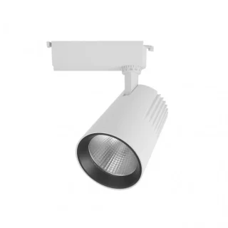 Foco Carril LED 20W 4000K Telma: Iluminación eficiente y orientable