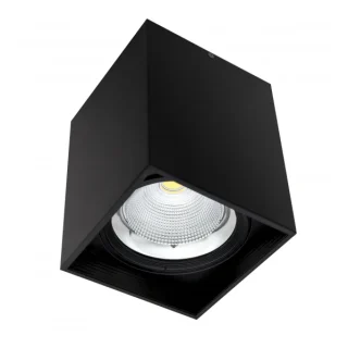 Foco Superf. 20w 4000k Cubular Negro | Fabrilamp/Abrila | 095282009