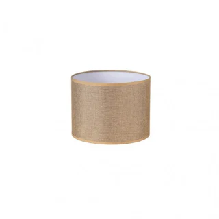 Pantalla Cilindrica Jin E27 Marrón: Iluminación cálida y artesanal | luzguru.com