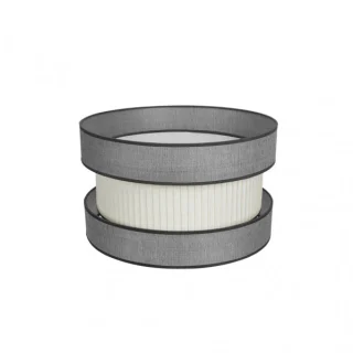 Pantalla Colgante Salón HOME Gris-Beis 40cm: Iluminación elegante para tu hogar