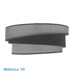 Pantalla Colgante Hara M10 Gris: Iluminación Moderna y Elegante | luzguru.com