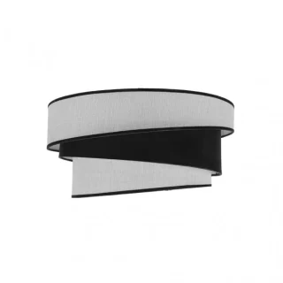 Pantalla Colgante/Pie Salón Hara Blanca/Negra E27: Iluminación Moderna y Elegante