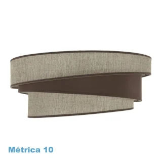 Pantalla Colgante M10 Hara Marrón: Iluminación elegante y moderna