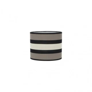 Pantalla Sobremesa Karla E14 Topo/Beis 17cm: Elegancia Vintage para tu hogar