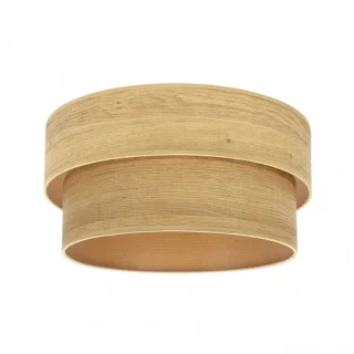 Pantalla Pie Salón Smile E27 Madera Clara: Iluminación Moderna y Elegante