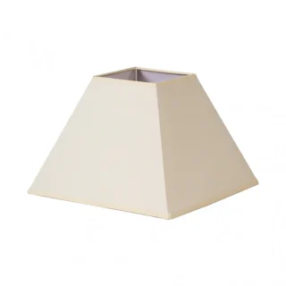 Pantalla Piramide Mezzo E27 Beige: Iluminación elegante y cálida