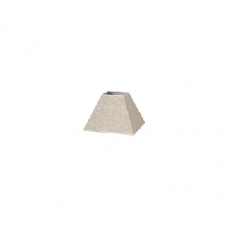 Pantalla Piramide Tenorio E27 Lino Beige: Iluminación cálida y elegante