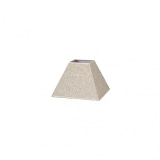 Pantalla Piramide Tenorio E27 Lino Beige: Iluminación cálida y elegante