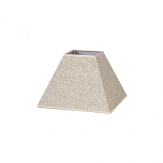 Pantalla Piramide Tenorio E27 Lino Beige: Iluminación cálida y elegante
