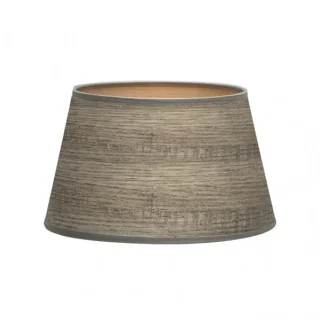 Pantalla Salma E27 Madera Gris: Iluminación elegante y cálida para tu hogar