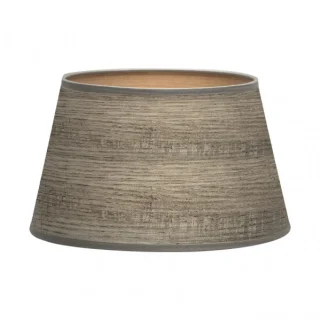 Pantalla Salma E27 Madera Gris: Iluminación con estilo | luzguru.com