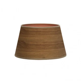 Pantalla Salma E27 Madera Oscura: Iluminación cálida y elegante