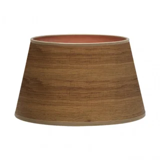 Pantalla Salma E27 Madera Oscura: Iluminación cálida y elegante para tu hogar