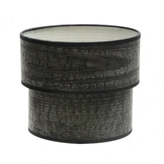 Pantalla Sobremesa Doble Smile E14 Negra: Diseño Moderno y Elegante