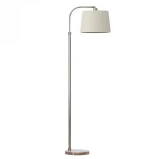 Pie Salón Milad Níquel: Iluminación Orientable y Regulable