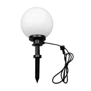 Pincho Exterior Abanto Negro E27 IP44: Iluminación Moderna para Jardín